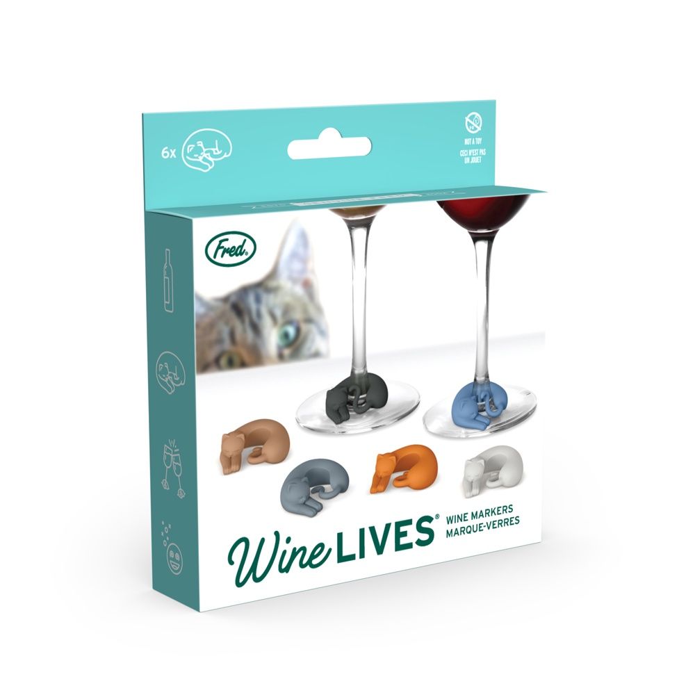 Marque-verres Chat