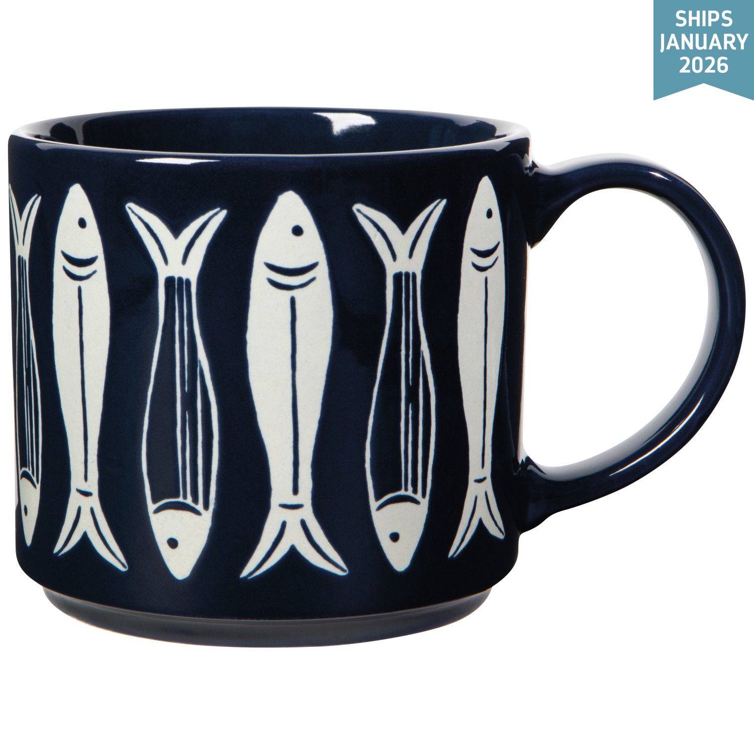 Tasse Sardines bleue