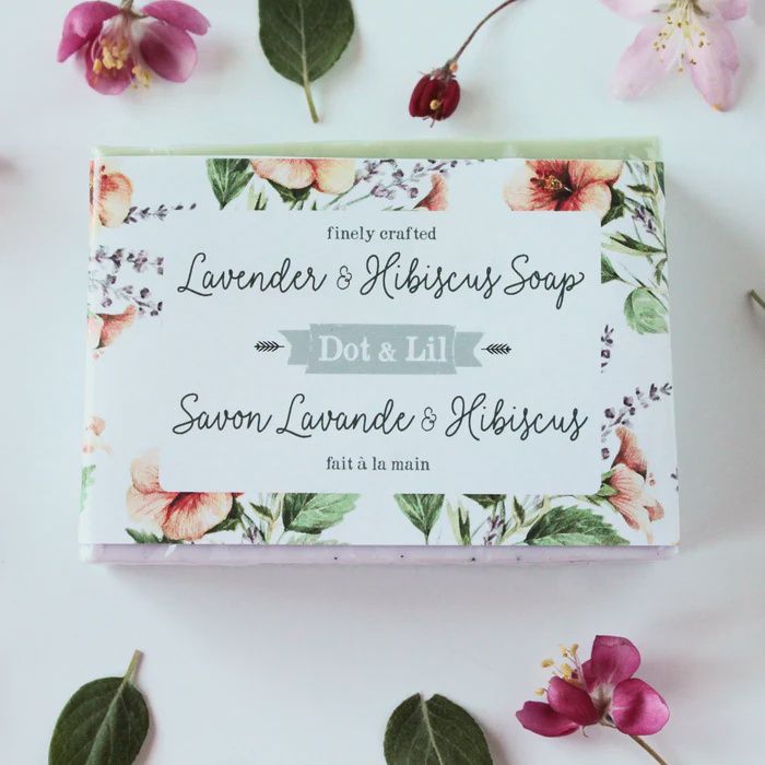 Savon Lavande &amp; hibiscus