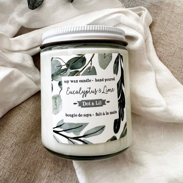 Bougie Eucalyptus et lime