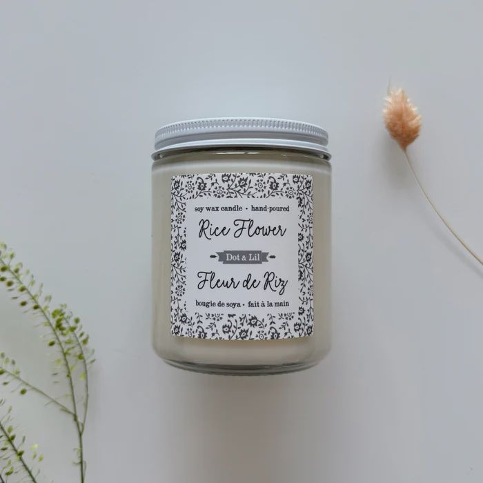 Bougie Fleur de riz