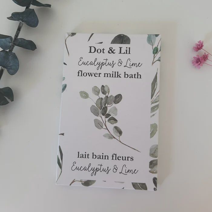 Sachet Lait de bain Eucalyptus &amp; lime