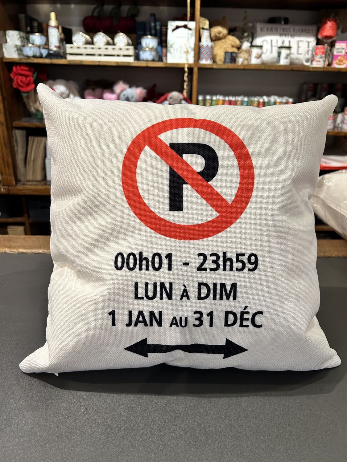 Coussin No Parking, Variant: No Parking