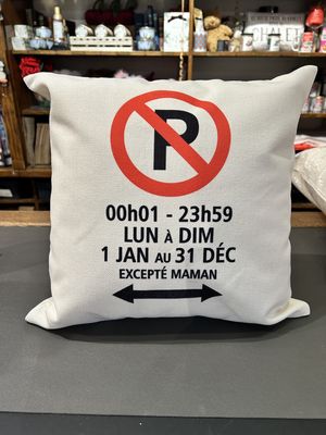 Coussin No Parking