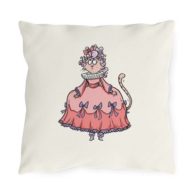Coussin chat stylé - Marie "Antoinette"