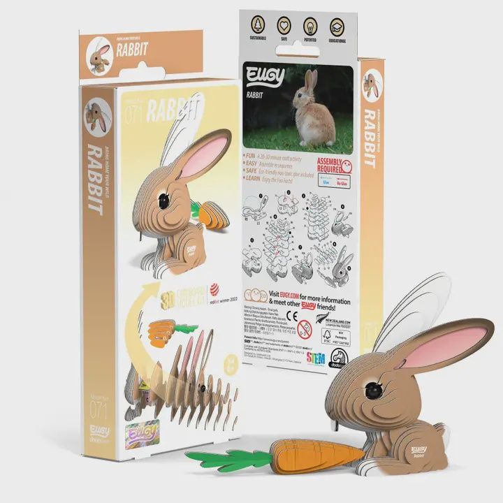 Lapin - puzzle 3D