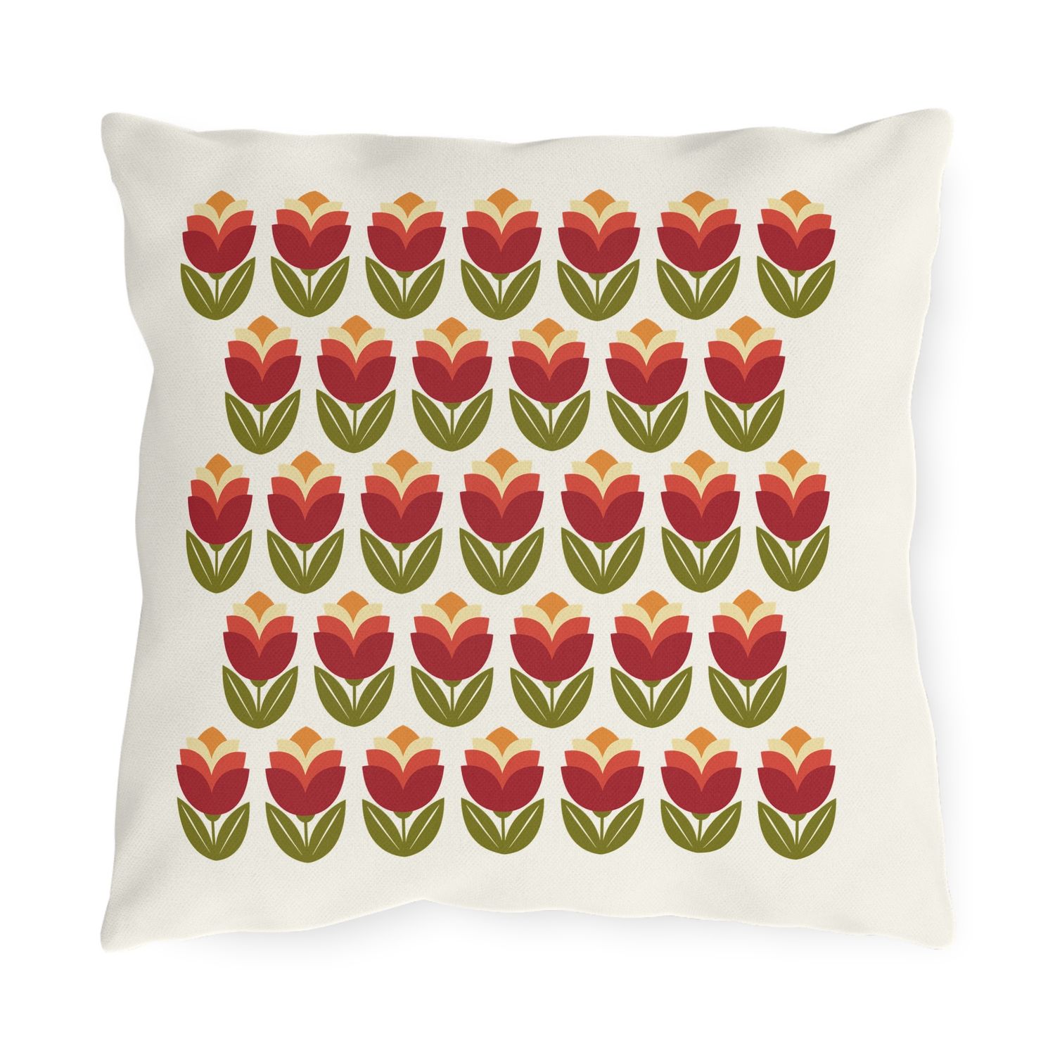 Coussin Retro, Variant: Tulipes