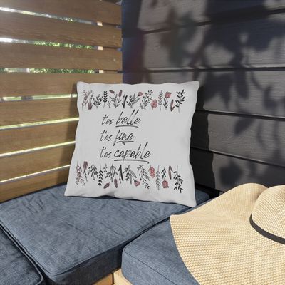 Coussin T'es belle, t'es fine, t'es capable