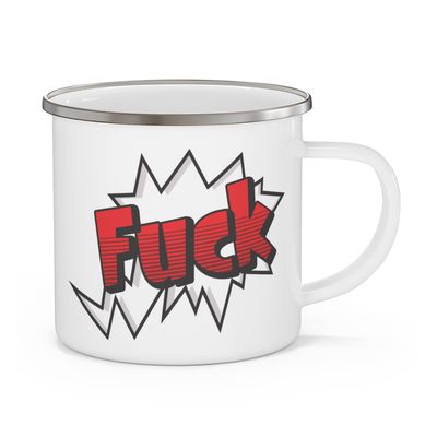 Tasse en émail - Fuck