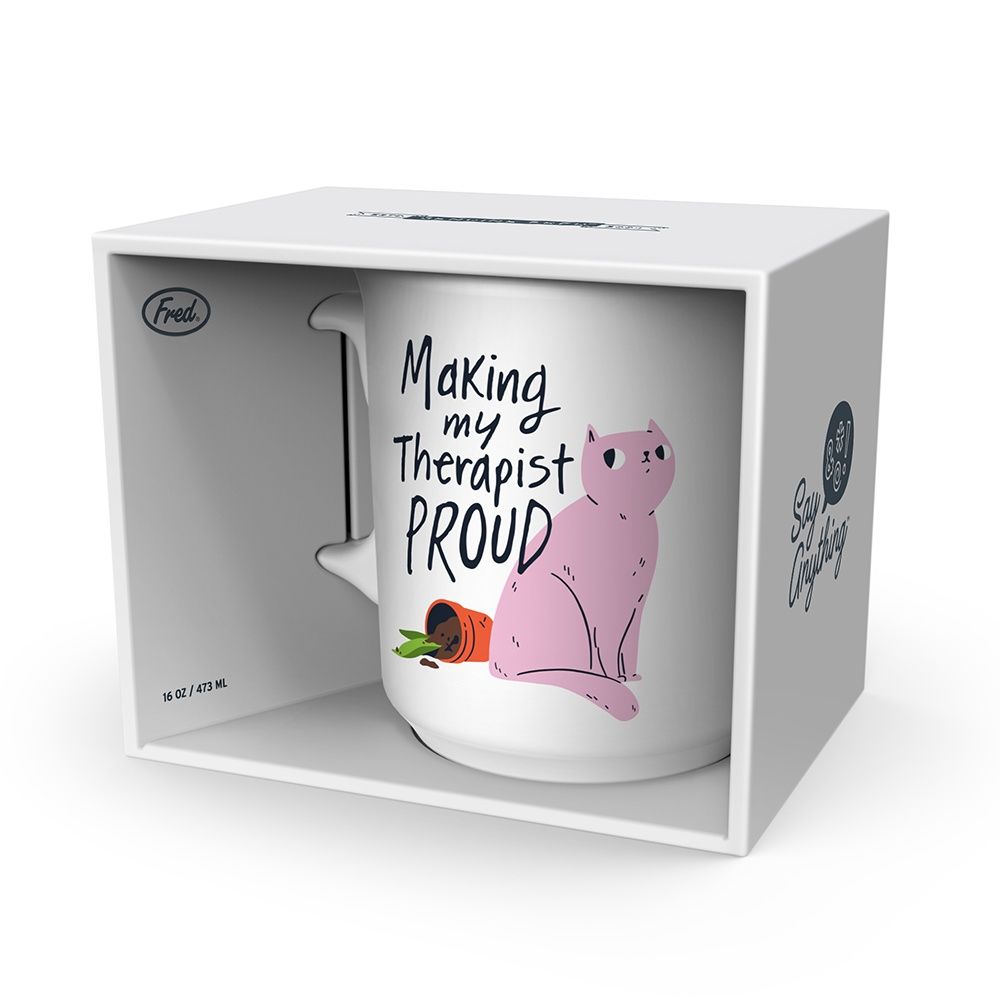 Tasse chat thérapie