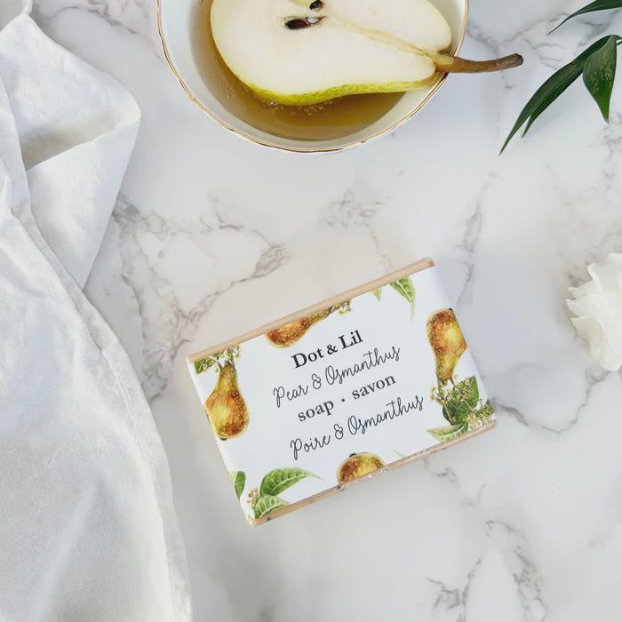 Savon Poire et Osmanthus