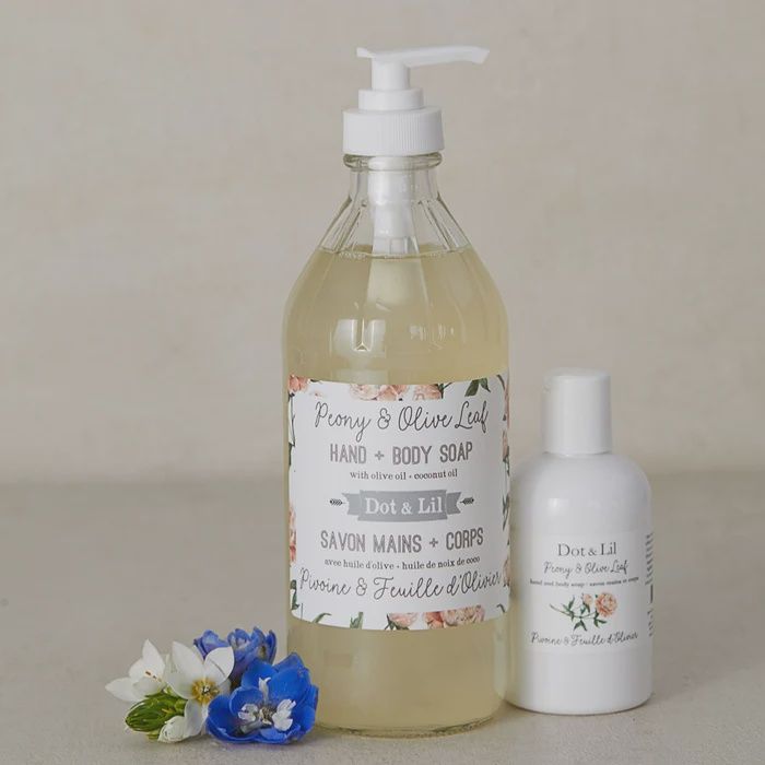 Savon liquide Pivoine &amp; feuille d'olivier
