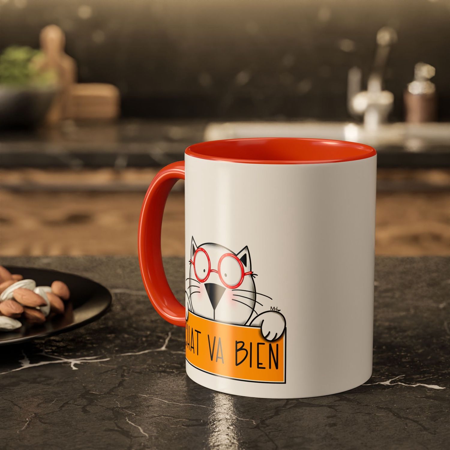 Tasse Chat va bien