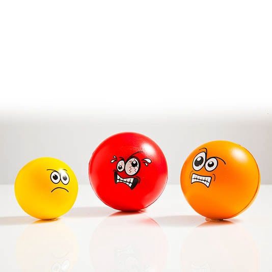 Ensemble de balles anti-stress pour la gestion de la colère