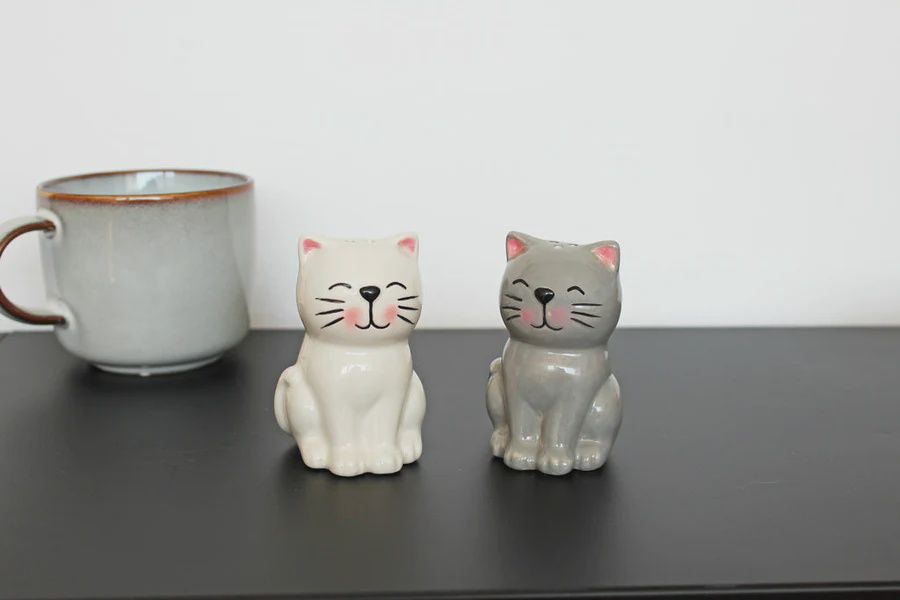 Salière et poivrière Chats