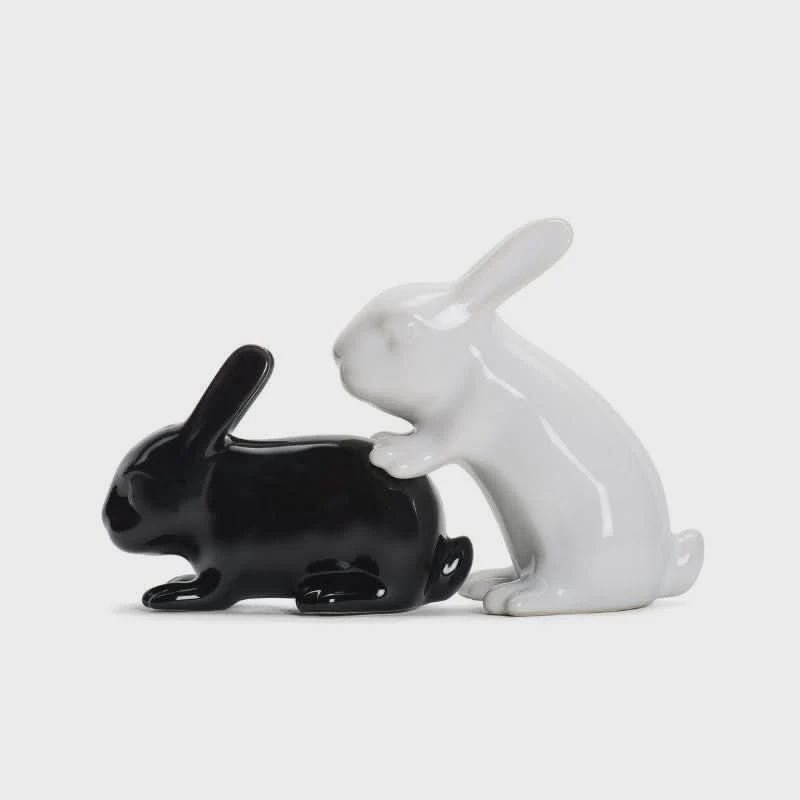Salière et poivrière Lapins chaud