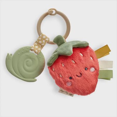 Peluche et Anneau - Fraise