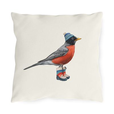 Coussin - Merle à la mode