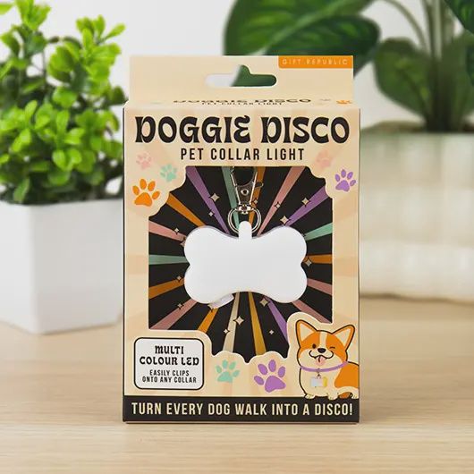 Collier pour chien disco