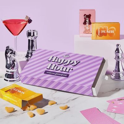 Coffret Cadeau de Bonbons Gélifiés Saveur Cocktail Happy Hour