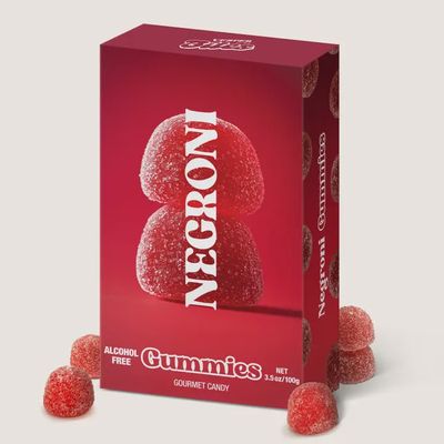 Bonbons gélifiés Negroni, bonbons moelleux, 100 % naturels