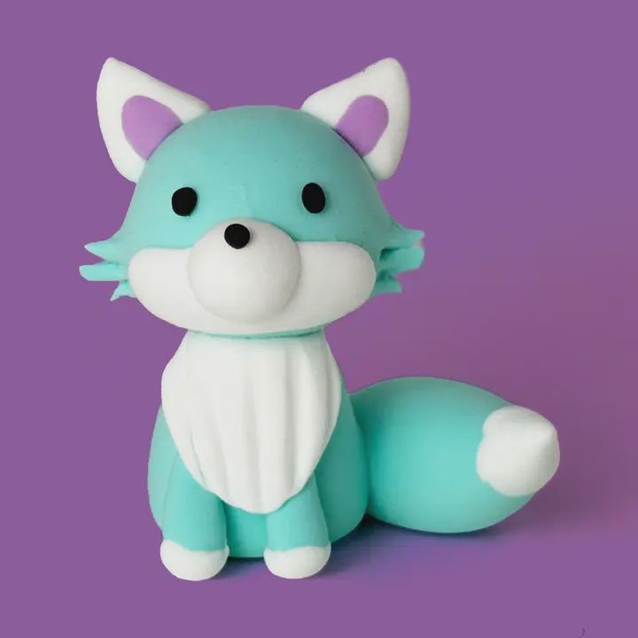 Renard bleu - Claymoo
