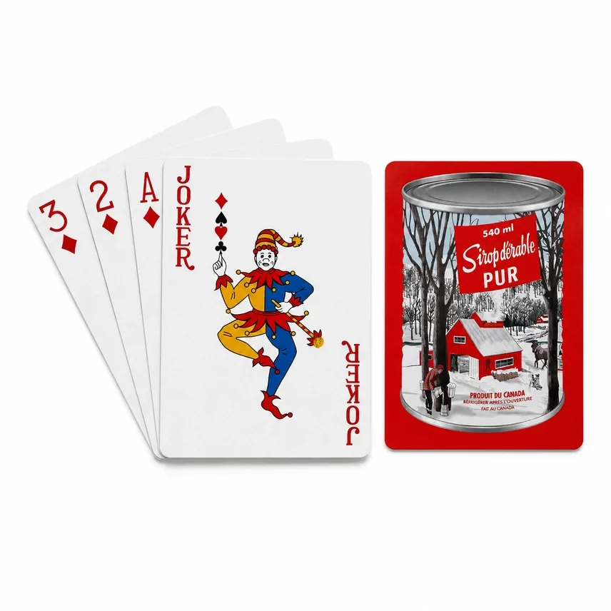 Cartes à jouer Sirop d'érable