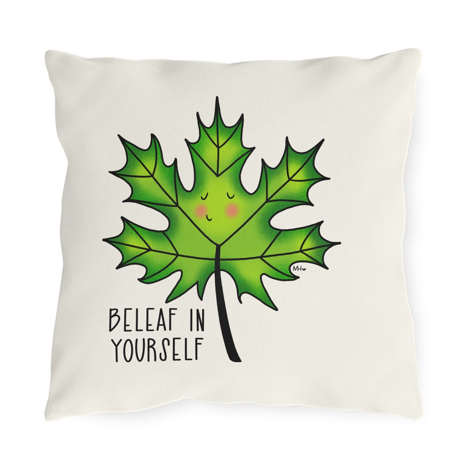 Coussin - BeLeaf in Yourself