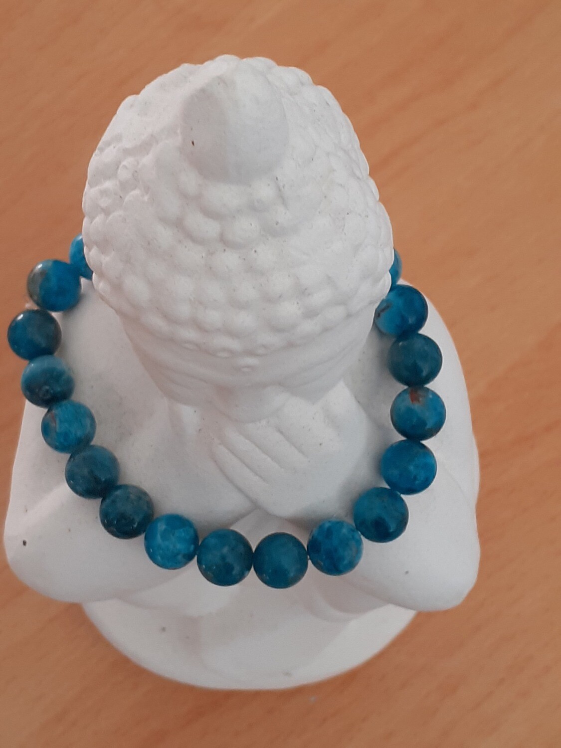 BRACELET BOULES 8 MM APATITE  A+