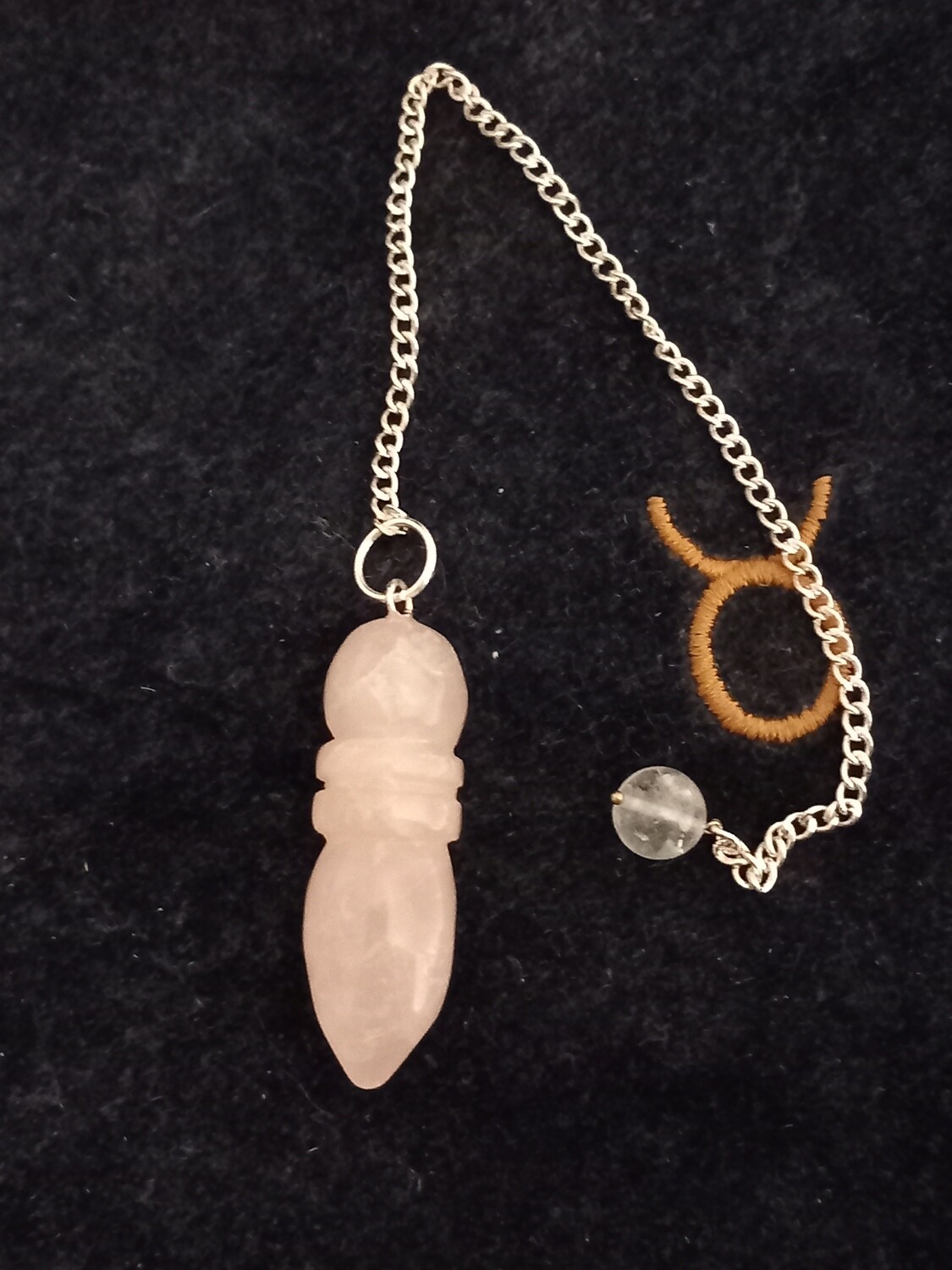 PENDULE EGYPTIEN QUARTZ ROSE