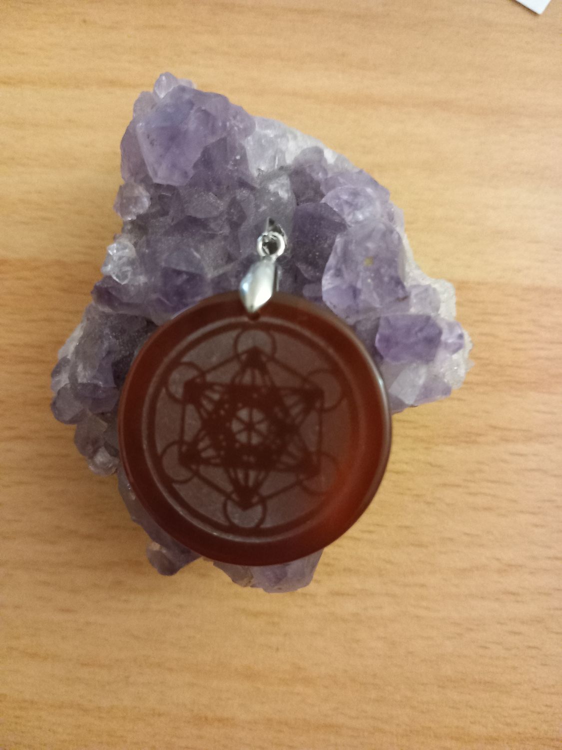 PENDENTIS METATRON CORNALINE