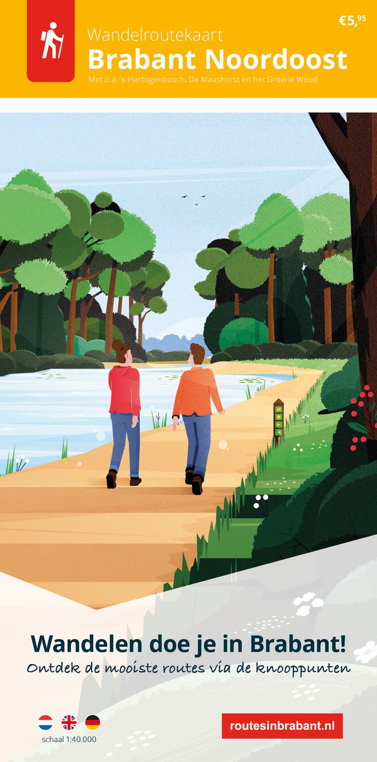 Wandelroutekaart Brabant Noordoost