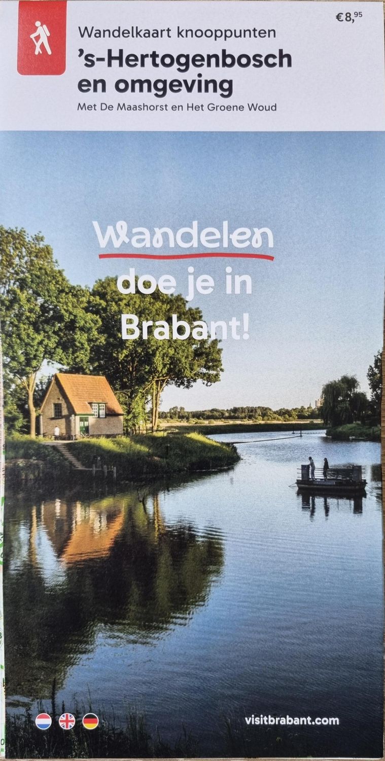 Wandelkaart knooppunten 's- Hertogenbosch en omgeving