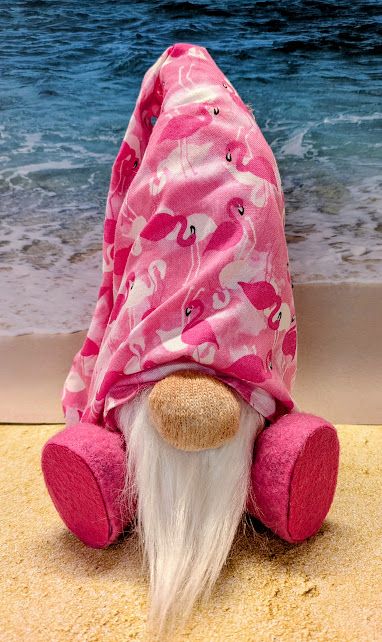 Pink Flamingo Gnome