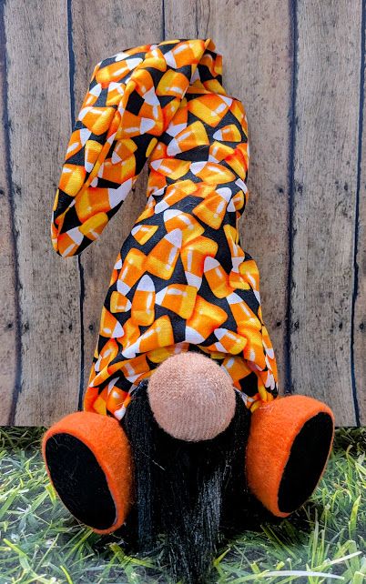 Candy Corn Holiday Gnome