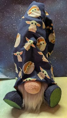 Blue Grogu Gnome