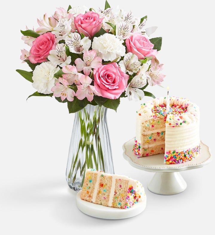 Cherished Blooms &amp; Time to Celebrate Birthday Cake
