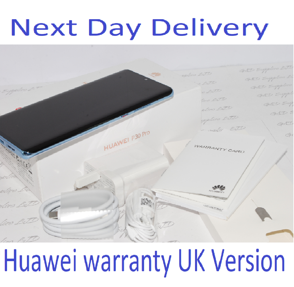 NEW Huawei P30 PRO Single-SIM 128GB Crystal Single 8GB Sim UNLOCKED UK Version