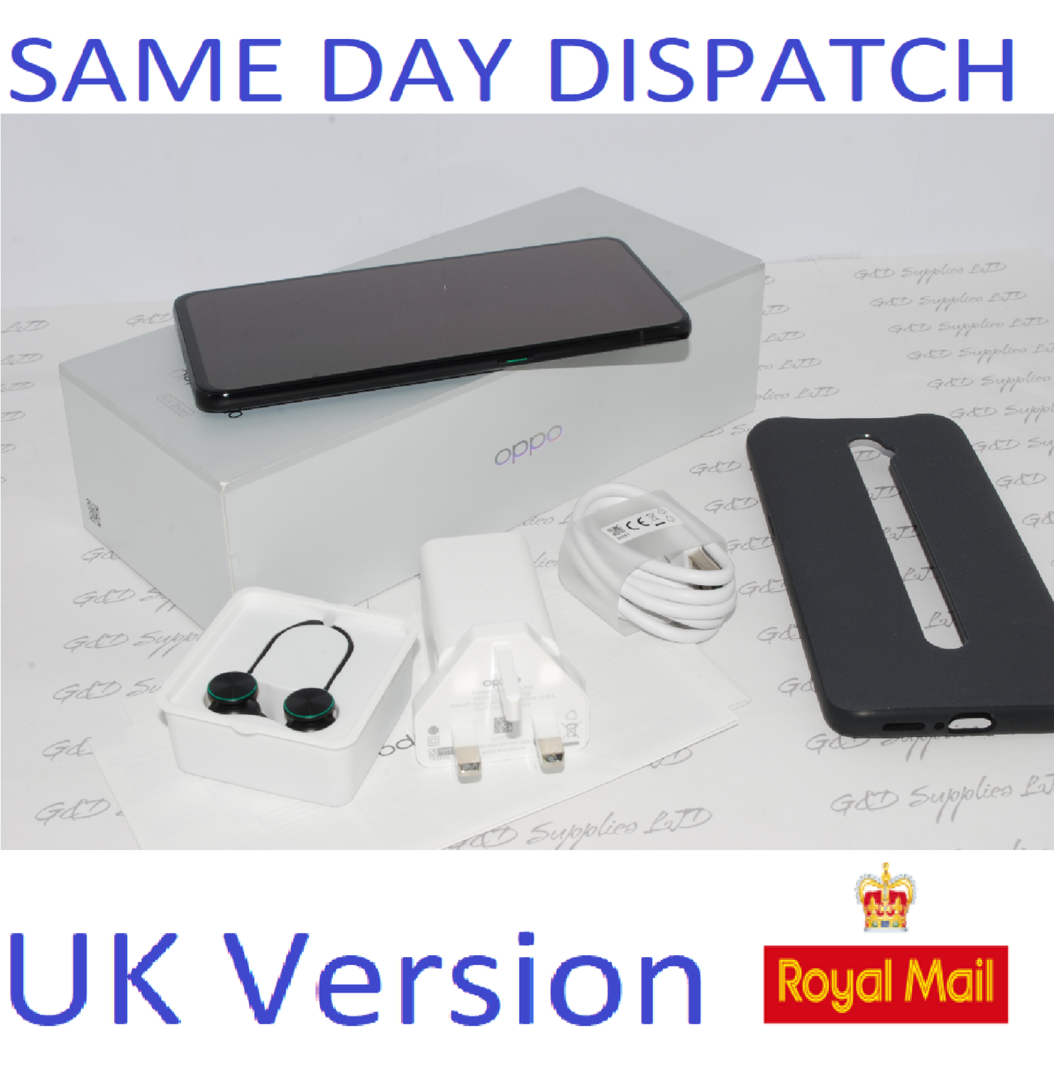 Oppo Reno 10x Zoom - 256GB 4G Black (Unlocked) Smartphone Dual Sim UK version #