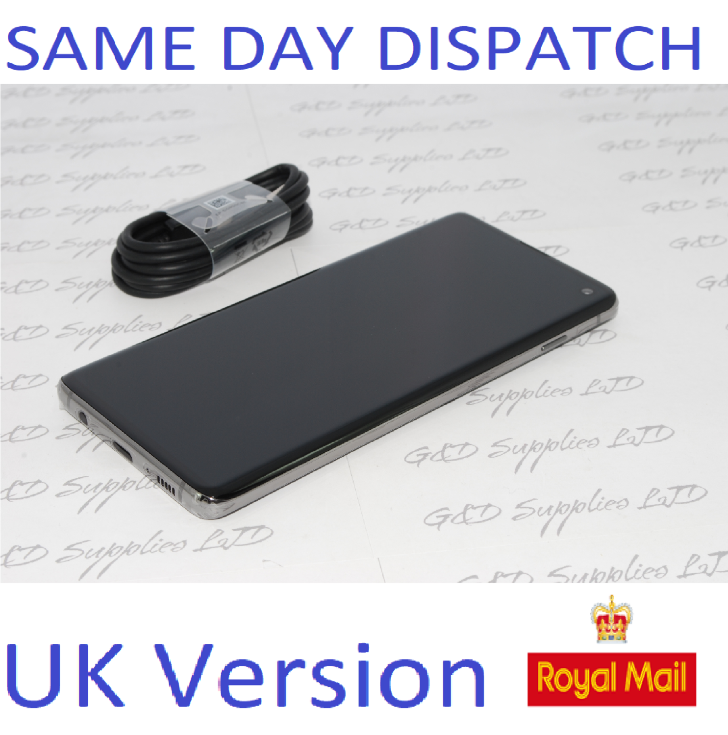 Samsung S10E SM-G970 128GB 128GB  4G BLACK Dual Sim UNLOCKED  UK Version NO BOX