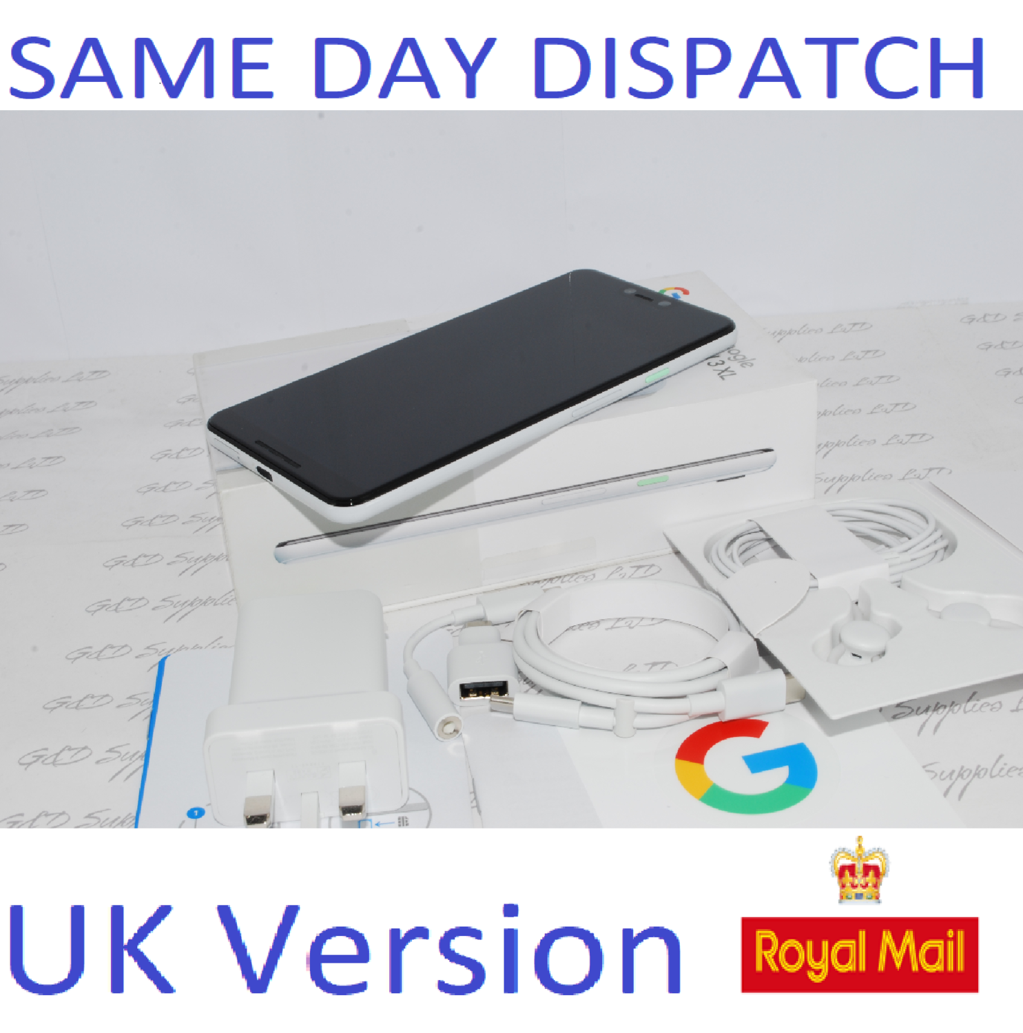 Google Pixel 3 XL 64GB - White (Unlocked) Smartphone UK STOCK #