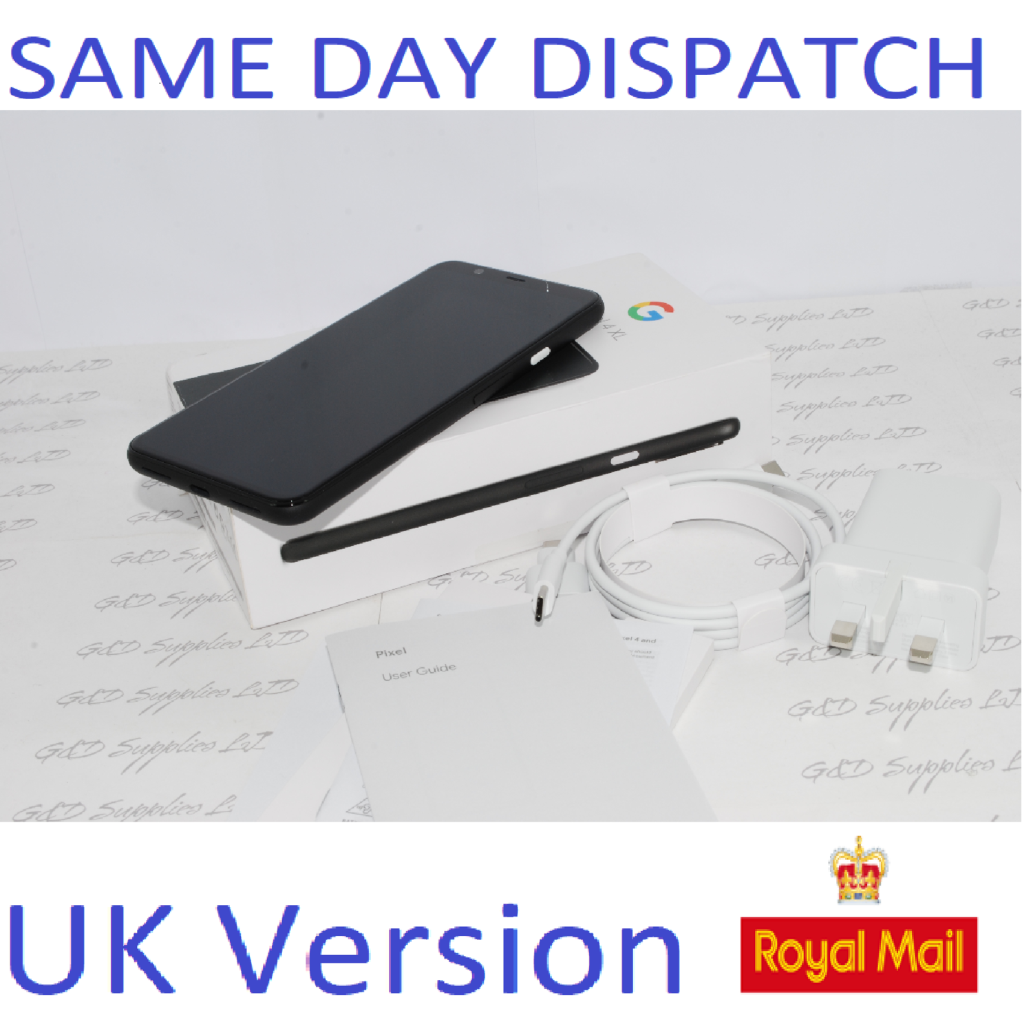 Google Pixel 4 XL - 64GB - Just Black  Android Mobile Unlocked Phone - UK version #