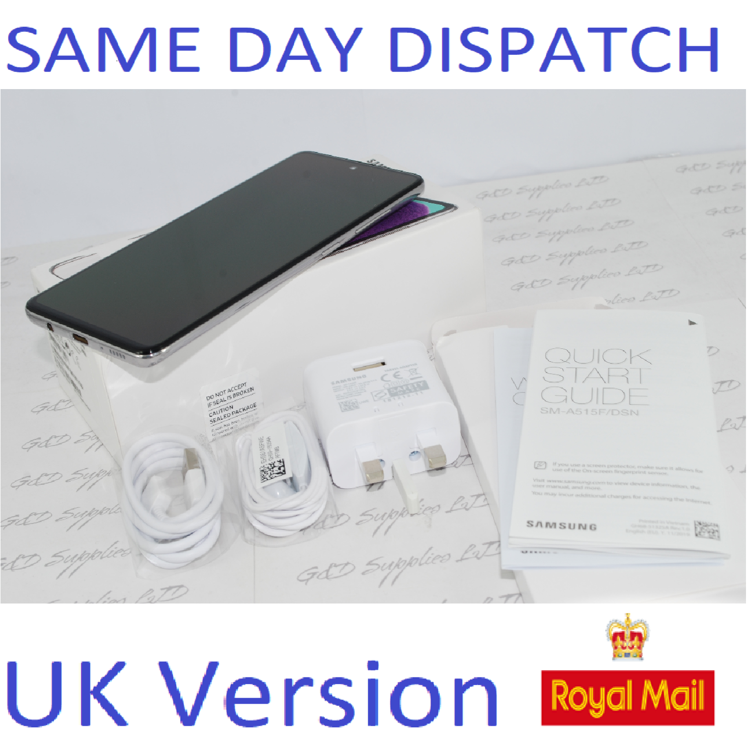 # Samsung Galaxy A51 (SM-A515F/DS) - 128GB Prism Crush White Dual Sim UNLOCKED  UK Version
