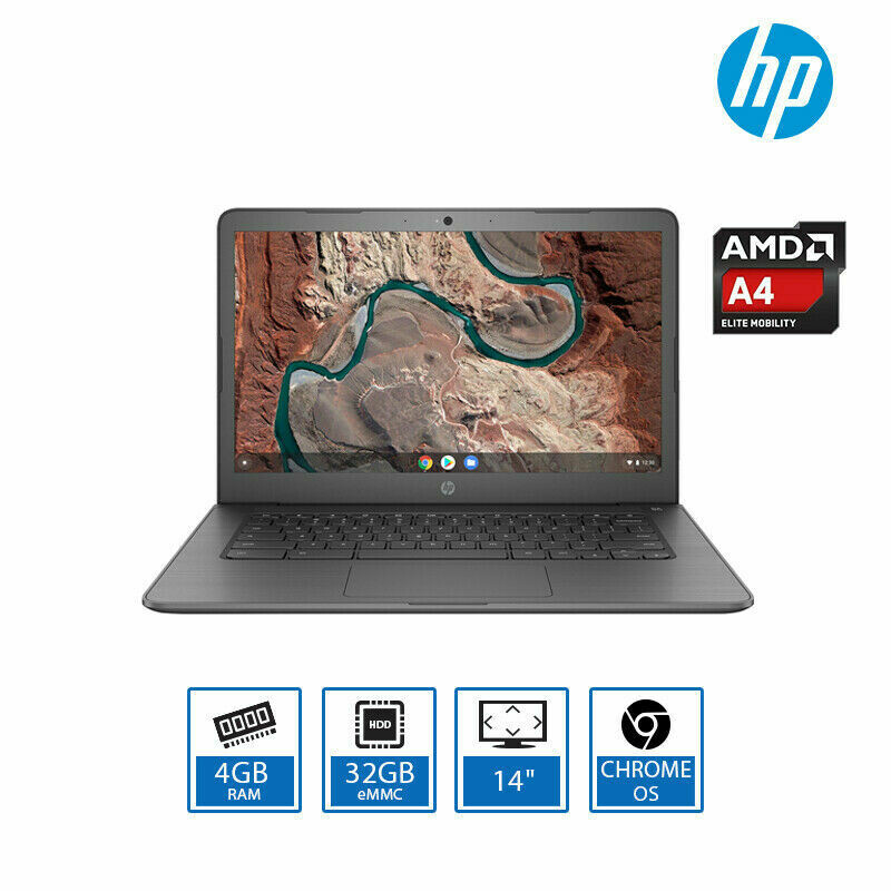 HP Chromebook 14-db0003na  14" Best Laptop Deal AMD A4-9120, 4GB RAM, 32GB UK Stock