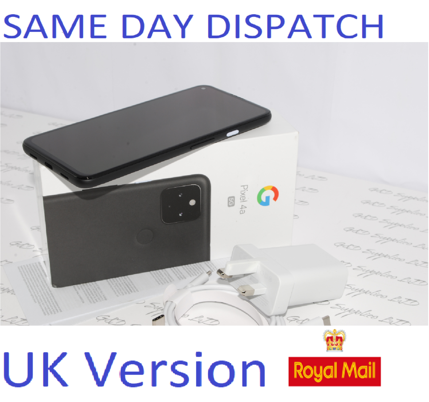 # GOOGLE Pixel 4a 5G 128GB 6.2" Full HD SIM-free Smartphone Just Black  UK version