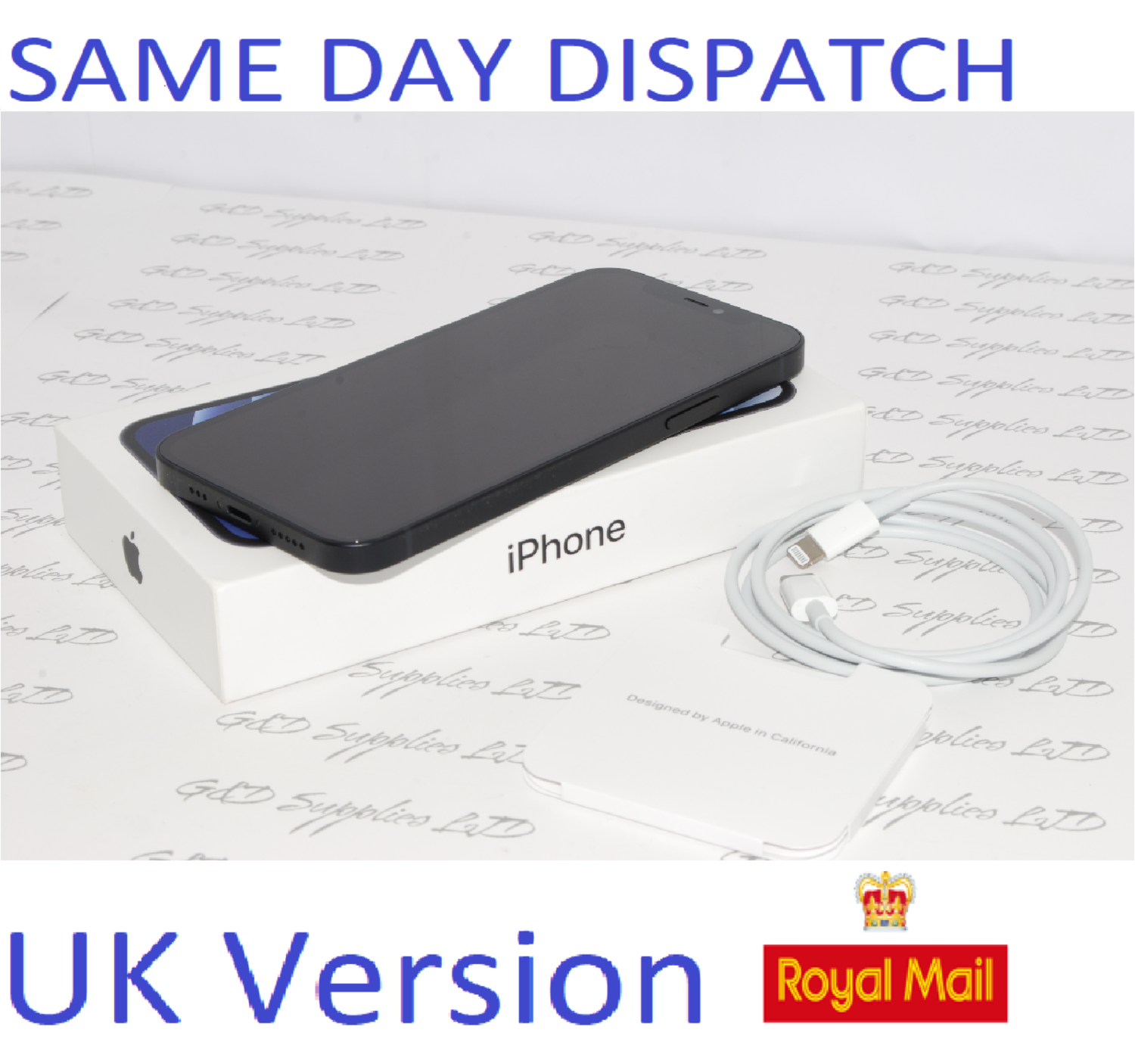 APPLE iPhone 12 128GB 6.1" 5G SIM-free Unlocked 12MP iOS 14 MGJ53B/A UK Version NEW Condition #