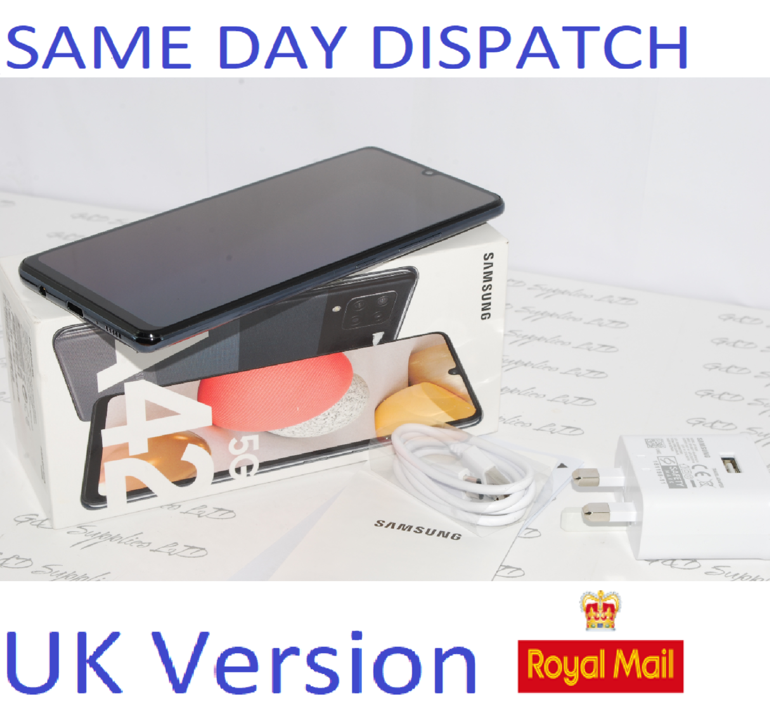 SAMSUNG Galaxy A42 5G 128GB Black 6.6" sim-free Unlocked  Dual SIM UK Version #