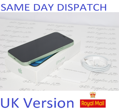 APPLE iPhone 12 128GB 5G SIM-free Unlocked Green MGE73B/A UK Version NEW Condition #