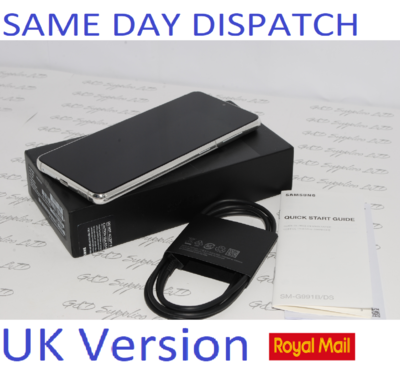 SAMSUNG S21 5G SM-G991B/DS 128GB White unlocked Dual Sim UK Version