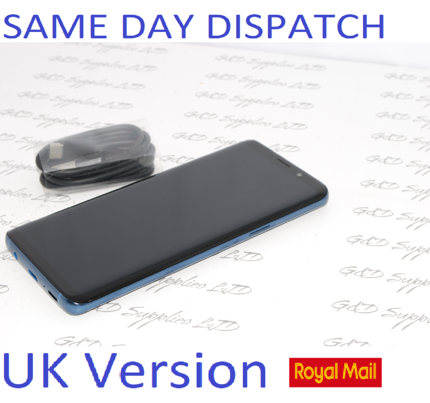 Samsung Galaxy S9 Blue SM-G960F LTE 64GB 4G Unlocked UK Single Sim NO BOX